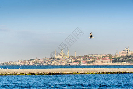 从卡迪科伊到埃米诺努码头的传统公共渡轮ISTANBUL图片