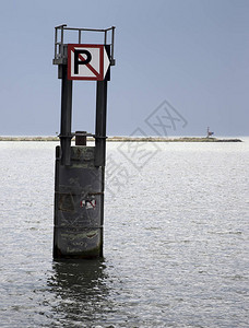 荷兰WaddenSea导航路线的信图片