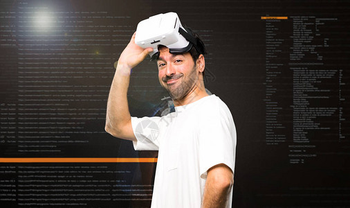 在虚拟现实模式中使用VR眼图片