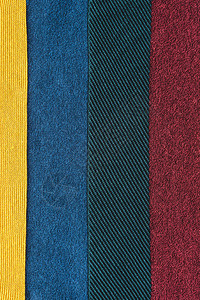 全框排列的彩色毛织物背景图片