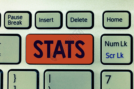 显示统计信息的书写笔记展示收集和分析数值据的实践或科图片