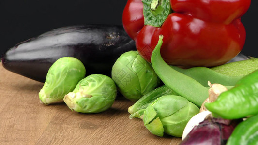 健康有机蔬菜混合成分的有图片