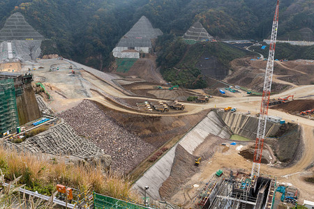 日本大坝景观建设图片