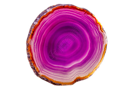 宏观矿物石紫Agate育种白色图片