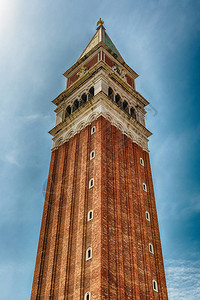 意大利威尼斯圣马可大教堂的钟楼图片