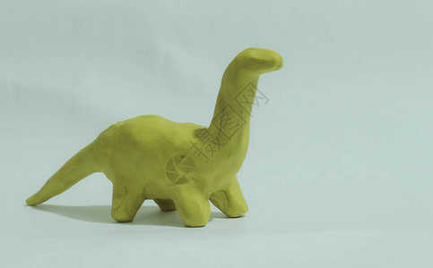光彩明亮的可塑料恐龙手图片