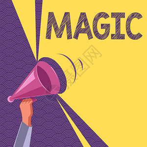 概念手写显示魔术使用神秘或超自然力量影响事件的商业图片