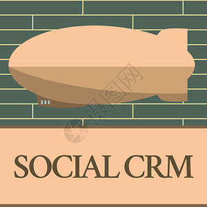 手写文字书写社交Crm概念含义客户关系分析用图片