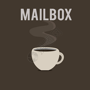 文字书写文本邮箱Box的商业概念安装在邮递件的邮件发送计算机文背景图片