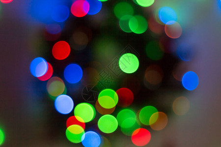 圣诞节灯光的环形b图片