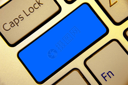 设计业务概念Web横幅材料模拟板的空副本文带蓝色按钮白色轮廓文字的图片