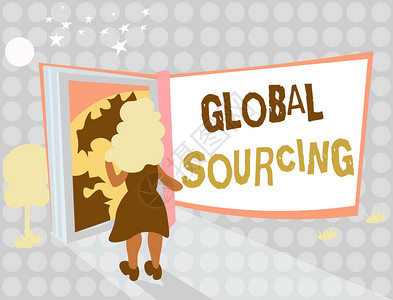 GlobalSourcing商业图片展示了从全球商品市场采购的做法图片