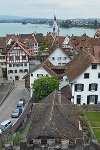 瑞士美丽的楚格古城图片
