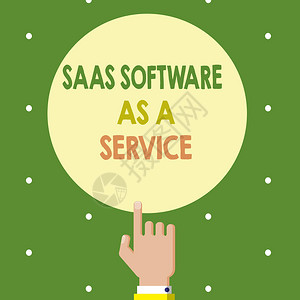 APP弹窗图片Saas软件作为AService的文本符号概念图片显示使用基于云的App背景