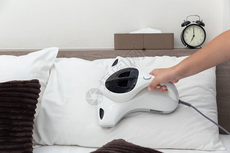 尘螨利用清洁枕头床垫除尘器背景