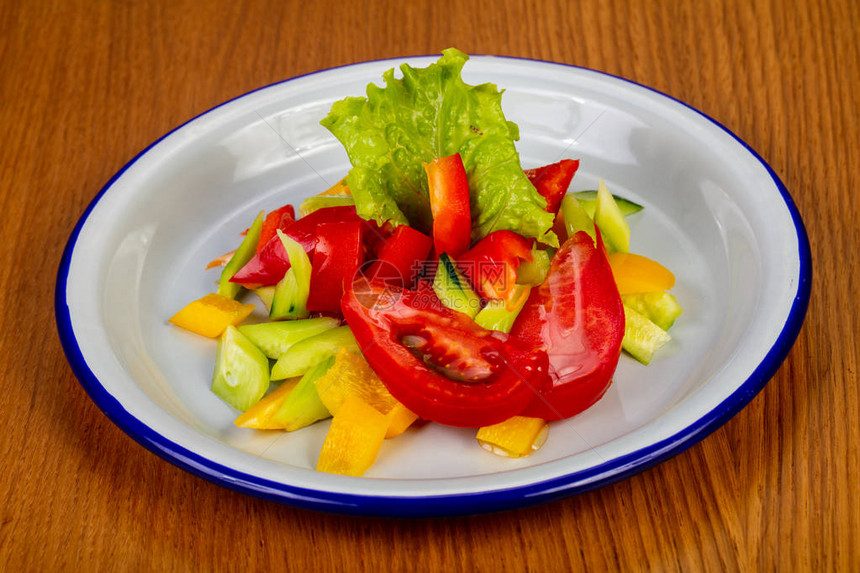 素食蔬菜番茄沙拉图片
