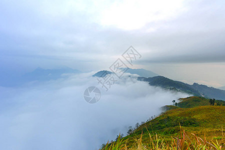 泰国江莱省Phucheefah山图片