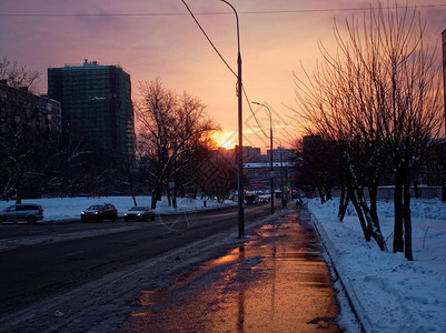 西南区莫斯科冬季街图片