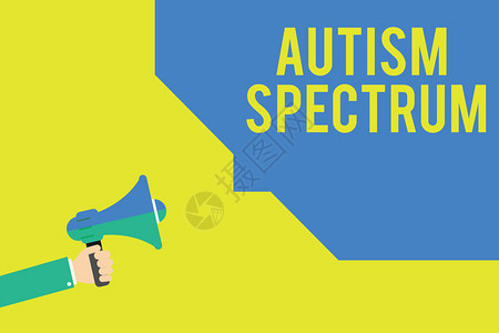 AutismSpectrum在沟通和社交能力方面受到损害的商业概图片