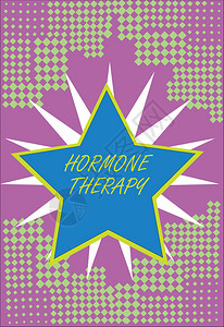 商业照片展示了荷尔蒙在治疗更年期症状时使用激素的情况图片