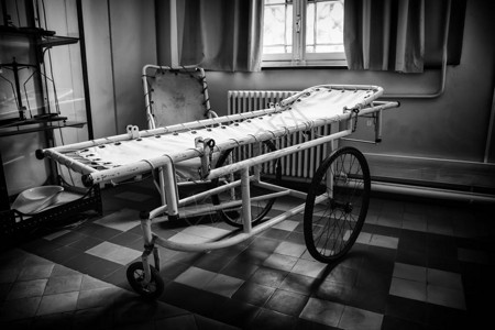古色香的医院担架病人的床细节图片