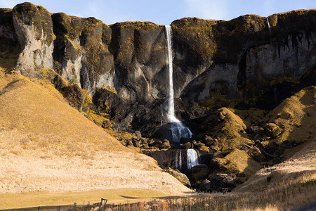 美丽的冰岛风景美妙的冰岛风景丘陵山脉和图片