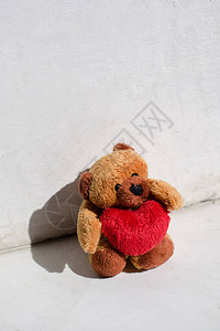 泰迪熊与心脏图片