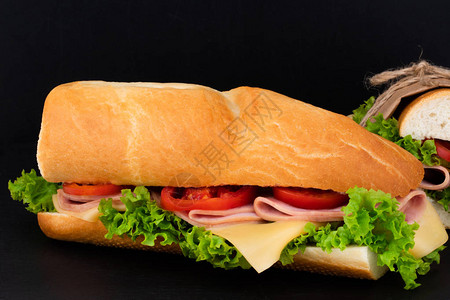 三明治加火腿奶酪西红柿图片