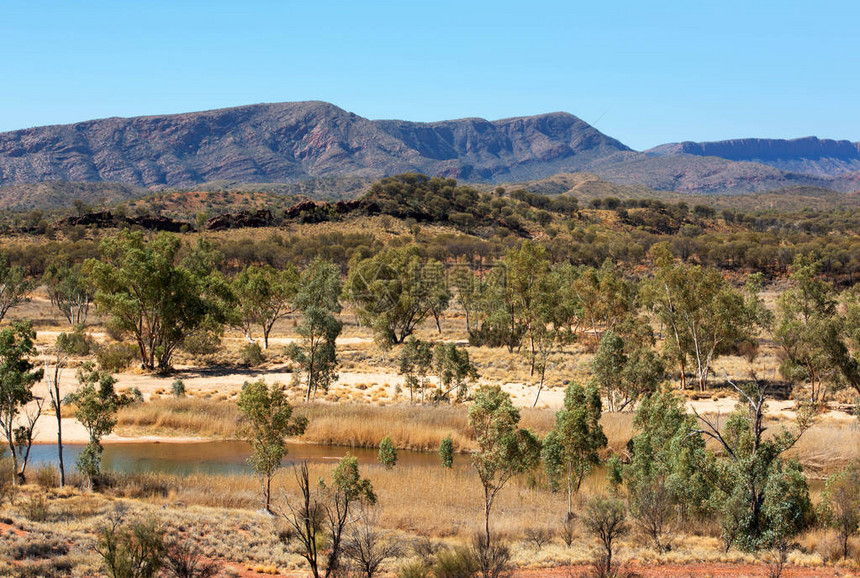 澳大利亚北区西麦克唐纳山脉公园后背场景图片