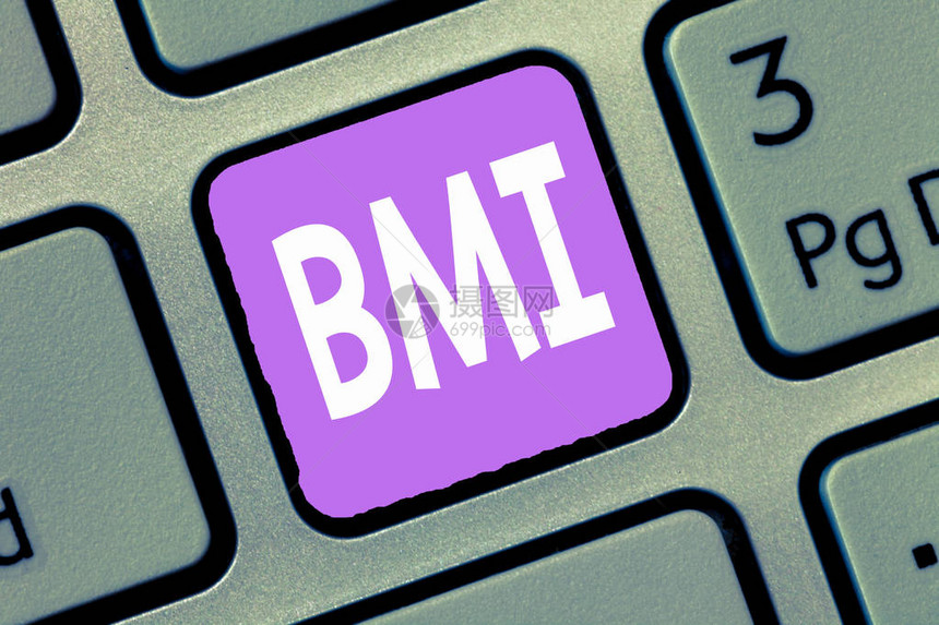 文字书写文本Bmi基于体重和身高的体脂水平估计方图片
