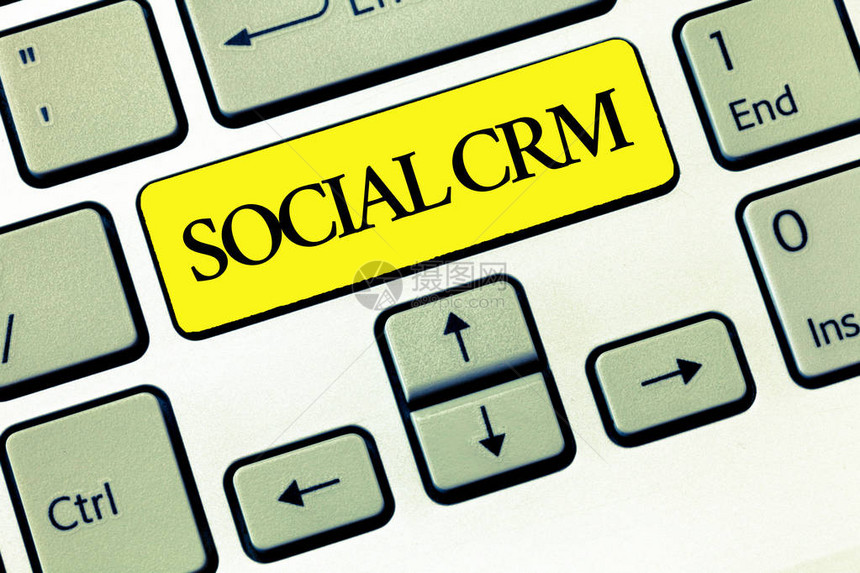 概念手写显示社会CRM商业照片文本客户关系分析用图片