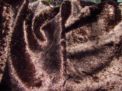 棕色毛织布闪亮的丝绒贴近照片背图片