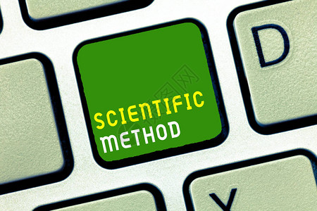 显示科学方法的书写笔记展示逻辑搜索知识的原则程图片