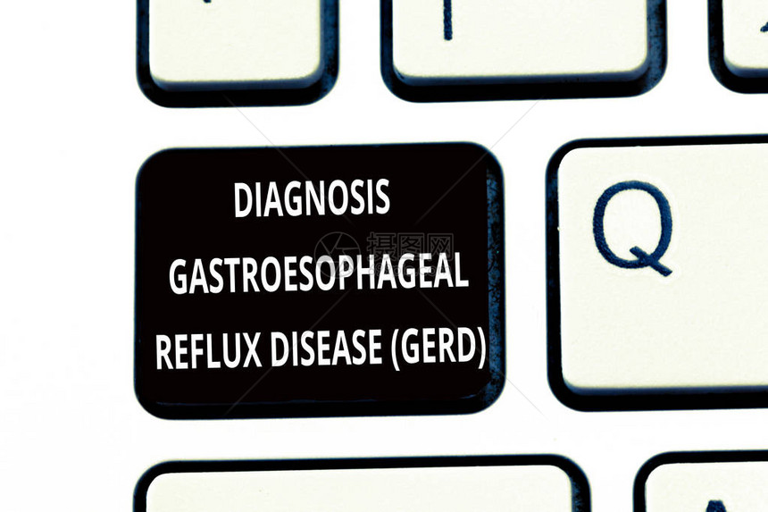 表示诊断气压回流疾病Gerd商业照片文字消化障碍图片