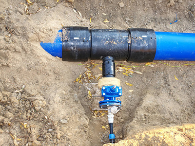300毫米主要HDPE饮用水供应管道图片