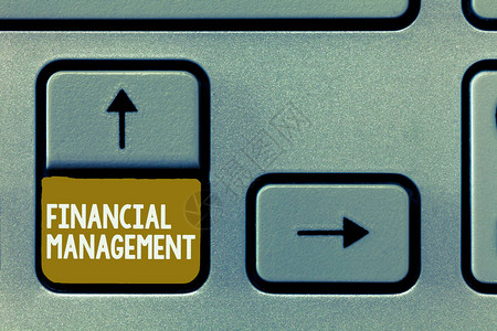 概念手写显示财务管理展示管理资金和资金的有效方图片