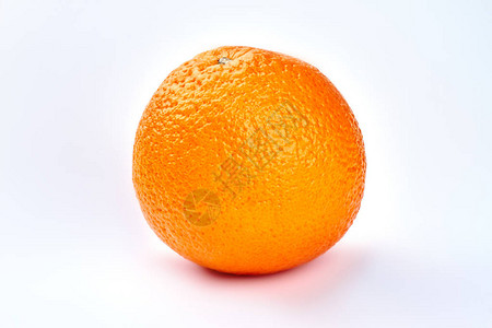 新鲜健康的橙色水果关闭灰色背景上的整个单一橙色柑橘类水果柑橘类水果图片