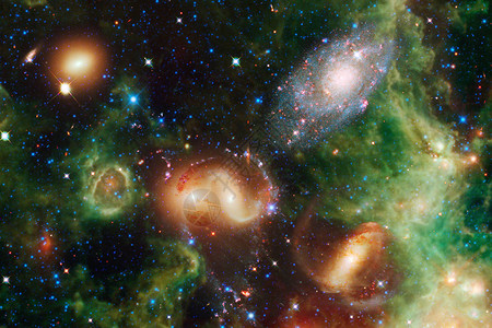 外太空令人敬畏的星系无尽宇宙的星域美航空天局提供的这图片