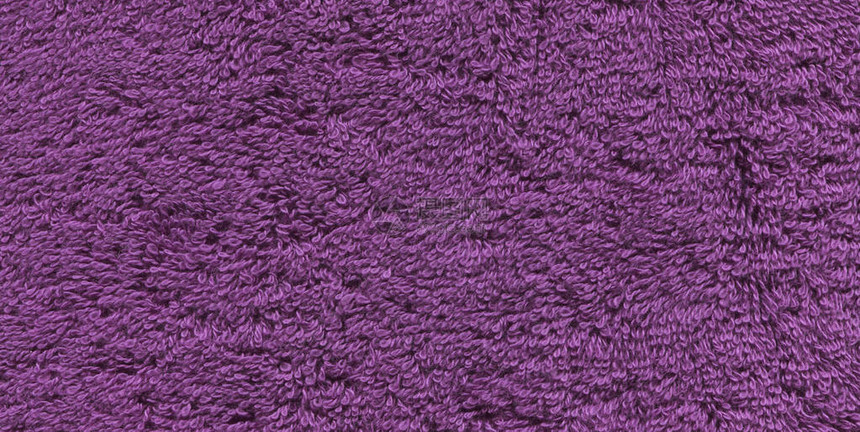 紫色纤维毛巾质地紫色浴巾背景紫外线图片