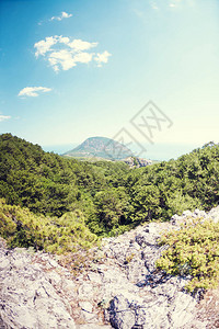 美丽的山地景观海边景色去美景之地旅图片