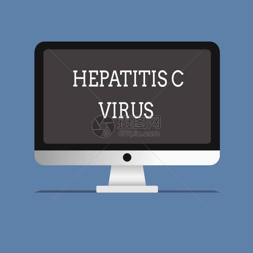 文字书写文本丙型肝炎导致肝炎疾病的传染病原图片