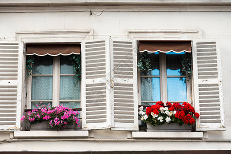 巴黎的窗户蒙马图片