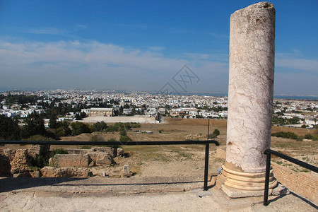 北非迦太基在突尼斯湾已存在近3000年的主要城市中心图片