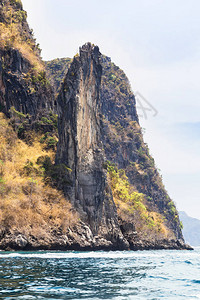 热带海洋的海景图背景图片