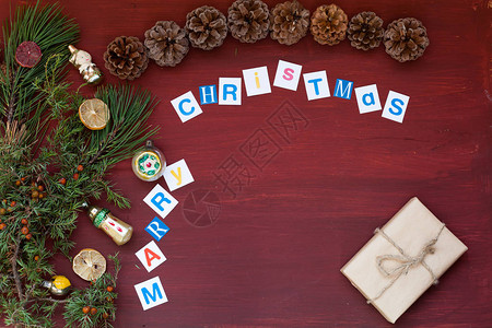 圣诞节背景圣诞树礼品装饰图片
