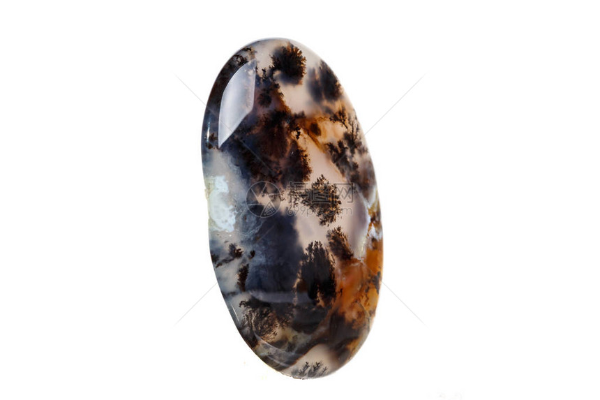 宏观矿物石苔藓玛瑙图片