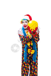 年轻有趣的小丑喜剧演员图片