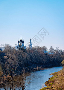 俄罗斯弗拉基米尔州苏兹达尔镇的圣亚历山大内夫斯基修道图片
