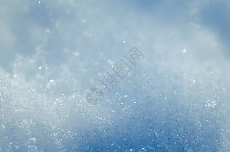 清新美丽的冬日仙境白雪质地图片