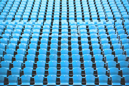 体育场内一排座位背景色调图片